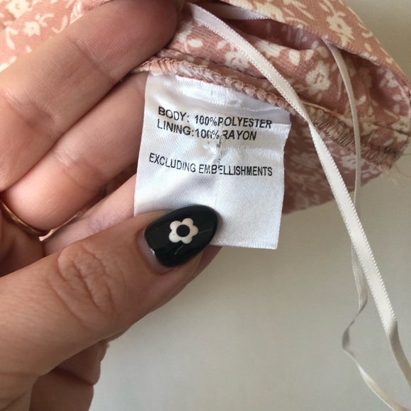 Princess Polly Shah Pink Floral Crop Top + Skirt Co-ord Set 8 - Picture 7 of 10